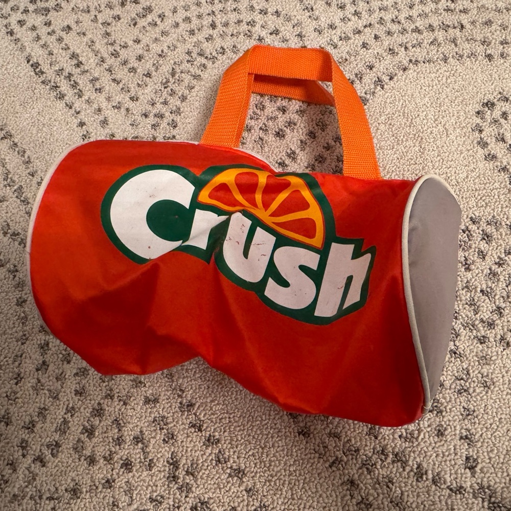 Crush Logo Orange Mini Duffel Bag - Picture 2 of 4